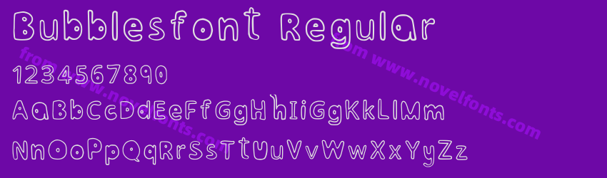 Bubblesfont RegularPreview Bubblesfont RegularPreview