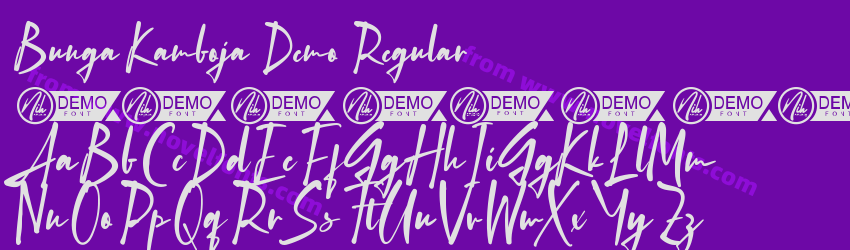 Bunga Kamboja Demo RegularPreview