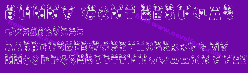 Bunny Font RegularPreview