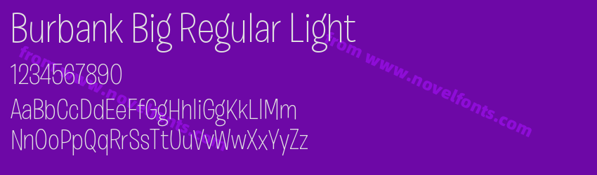 Burbank Big Regular LightPreview Burbank Big Regular LightPreview