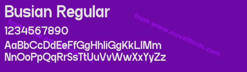Busian RegularPreview