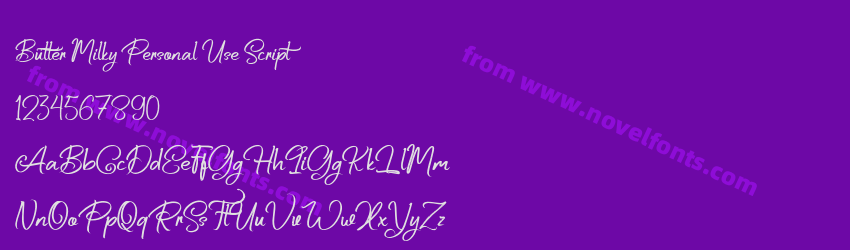 Butter Milky Personal Use ScriptPreview Butter Milky Personal Use ScriptPreview