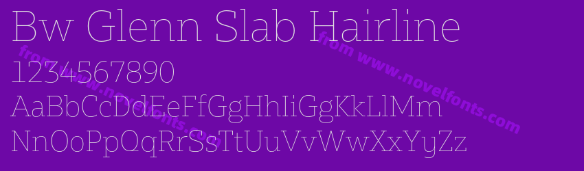 Bw Glenn Slab HairlinePreview Bw Glenn Slab HairlinePreview