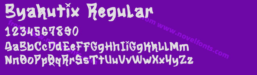 Byakutix RegularPreview Byakutix RegularPreview