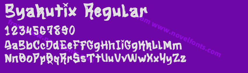 Byakutix RegularPreview Byakutix RegularPreview