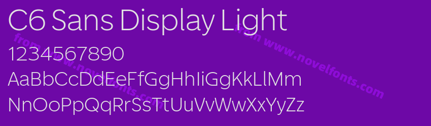 C6 Sans Display LightPreview C6 Sans Display LightPreview