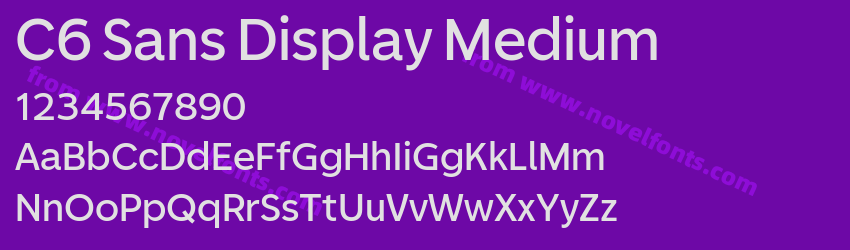 C6 Sans Display MediumPreview C6 Sans Display MediumPreview