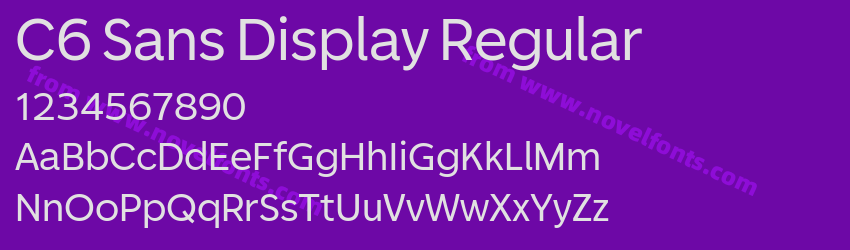 C6 Sans Display RegularPreview C6 Sans Display RegularPreview