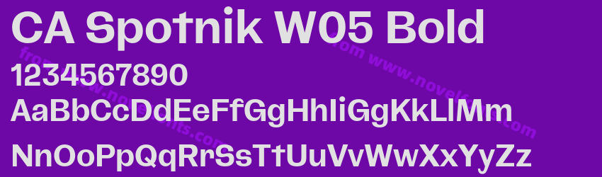 CA Spotnik W05 BoldPreview CA Spotnik W05 BoldPreview