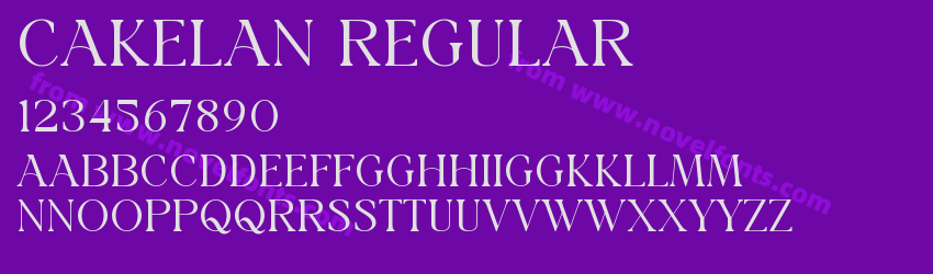 CAKELAN RegularPreview CAKELAN RegularPreview