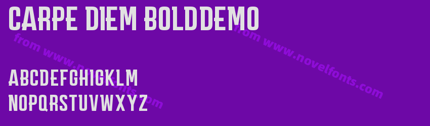 CARPE DIEM BOLD_DEMOPreview CARPE DIEM BOLD_DEMOPreview