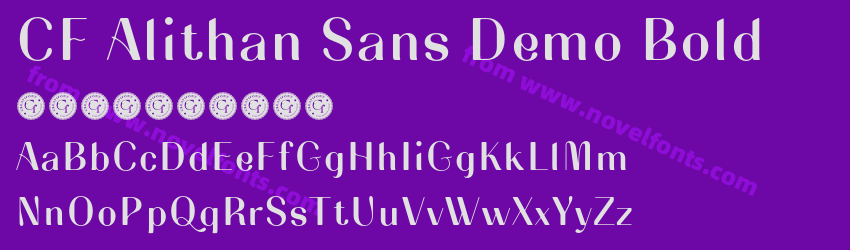 CF Alithan Sans Demo BoldPreview CF Alithan Sans Demo BoldPreview