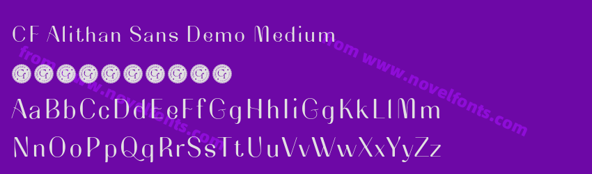 CF Alithan Sans Demo MediumPreview CF Alithan Sans Demo MediumPreview