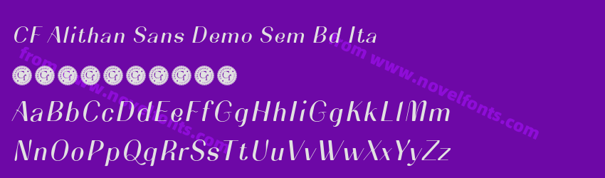 CF Alithan Sans Demo Sem Bd ItaPreview CF Alithan Sans Demo Sem Bd ItaPreview