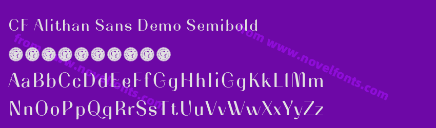 CF Alithan Sans Demo SemiboldPreview CF Alithan Sans Demo SemiboldPreview