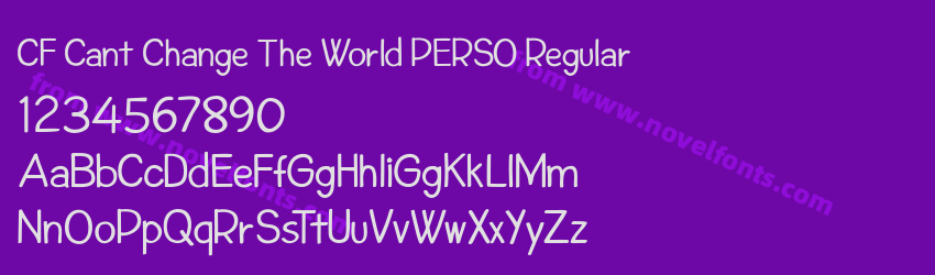 CF Cant Change The World PERSO RegularPreview CF Cant Change The World PERSO RegularPreview