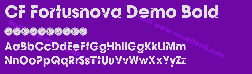 CF Fortusnova Demo BoldPreview CF Fortusnova Demo BoldPreview