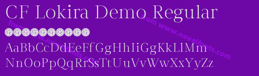 CF Lokira Demo RegularPreview CF Lokira Demo RegularPreview