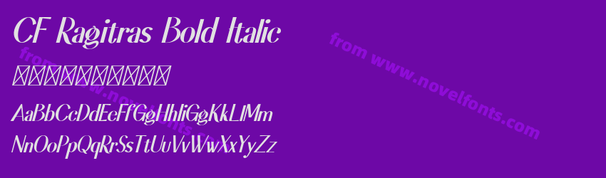 CF Ragitras Bold ItalicPreview CF Ragitras Bold ItalicPreview