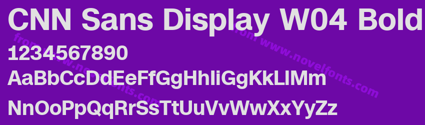 CNN Sans Display W04 BoldPreview CNN Sans Display W04 BoldPreview