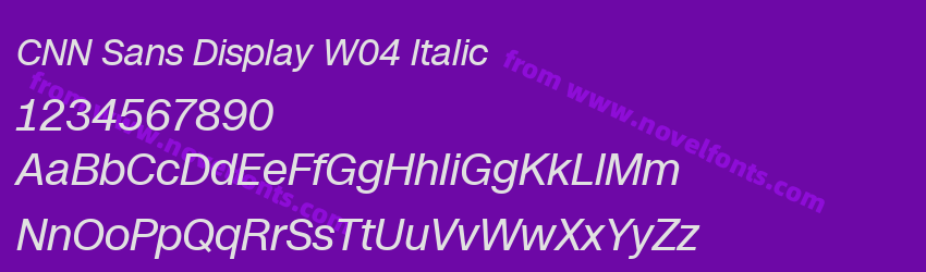 CNN Sans Display W04 ItalicPreview CNN Sans Display W04 ItalicPreview