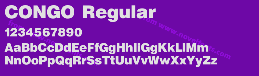 CONGO RegularPreview CONGO RegularPreview