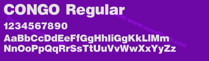 CONGO RegularPreview CONGO RegularPreview