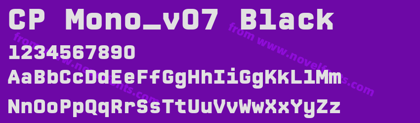 CP Mono_v07 BlackPreview