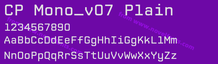 CP Mono_v07 PlainPreview CP Mono_v07 PlainPreview