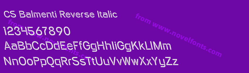 CS Balmenti Reverse ItalicPreview