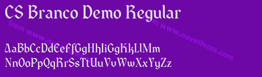 CS Branco Demo RegularPreview CS Branco Demo RegularPreview
