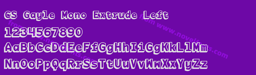 CS Gayle Mono Extrude LeftPreview CS Gayle Mono Extrude LeftPreview