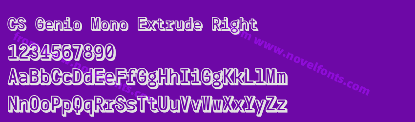CS Genio Mono Extrude RightPreview CS Genio Mono Extrude RightPreview