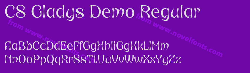 CS Gladys Demo RegularPreview CS Gladys Demo RegularPreview