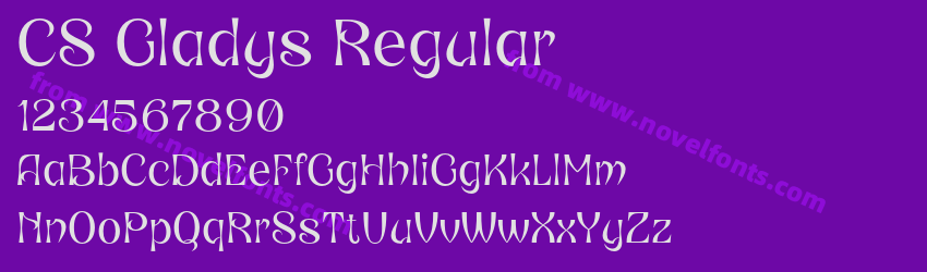 CS Gladys RegularPreview CS Gladys RegularPreview