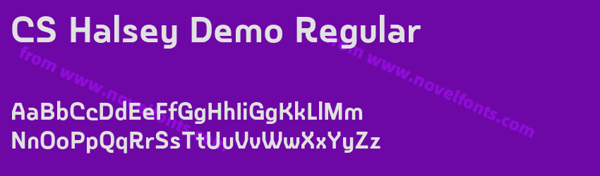 CS Halsey Demo RegularPreview