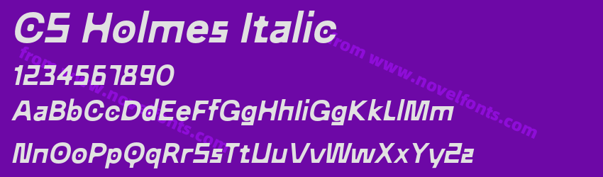CS Holmes ItalicPreview CS Holmes ItalicPreview