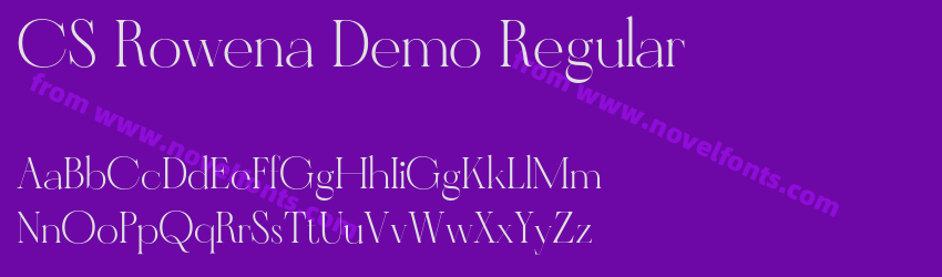 CS Rowena Demo RegularPreview CS Rowena Demo RegularPreview