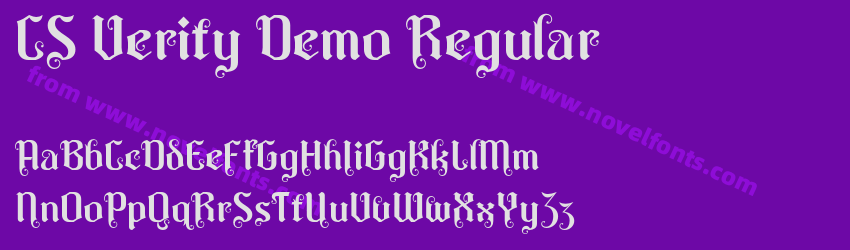 CS Verity Demo RegularPreview CS Verity Demo RegularPreview