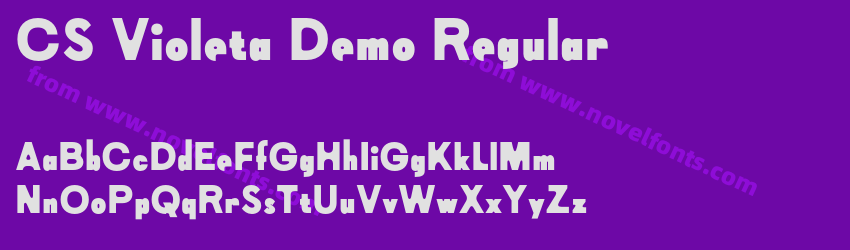 CS Violeta Demo RegularPreview