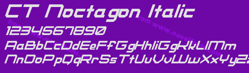 CT Noctagon ItalicPreview CT Noctagon ItalicPreview