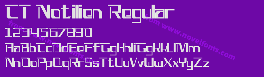 CT Notilien RegularPreview CT Notilien RegularPreview