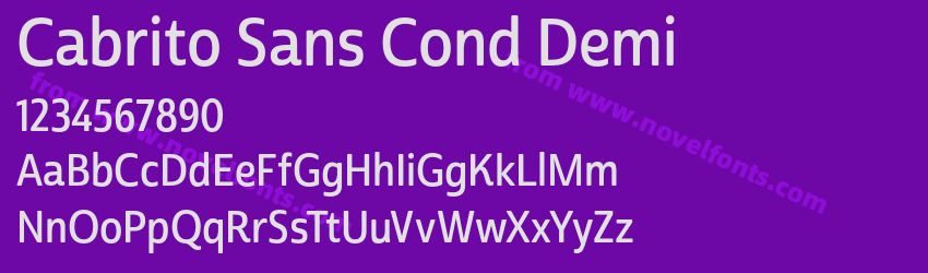 Cabrito Sans Cond DemiPreview Cabrito Sans Cond DemiPreview
