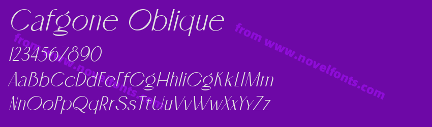 Cafgone ObliquePreview Cafgone ObliquePreview