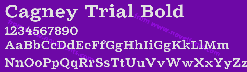 Cagney Trial BoldPreview Cagney Trial BoldPreview