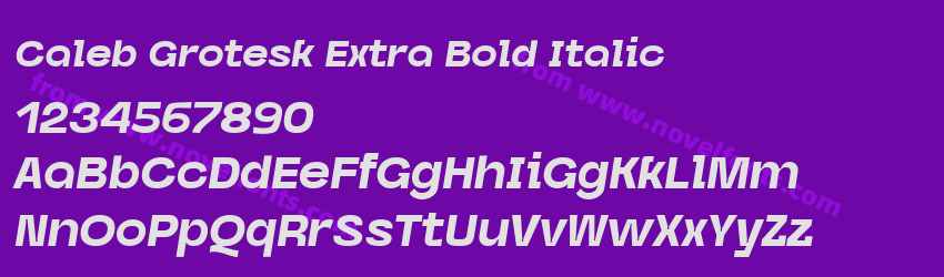Caleb Grotesk Extra Bold ItalicPreview Caleb Grotesk Extra Bold ItalicPreview