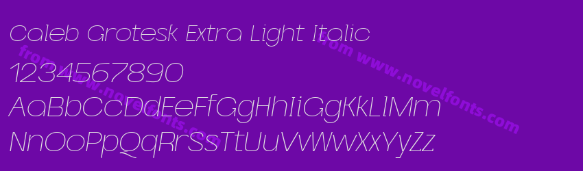 Caleb Grotesk Extra Light ItalicPreview Caleb Grotesk Extra Light ItalicPreview