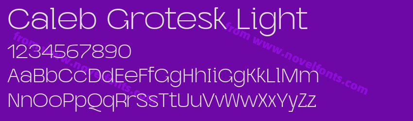 Caleb Grotesk LightPreview Caleb Grotesk LightPreview
