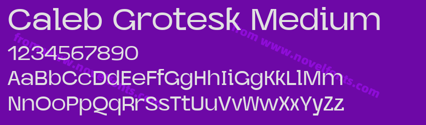 Caleb Grotesk MediumPreview