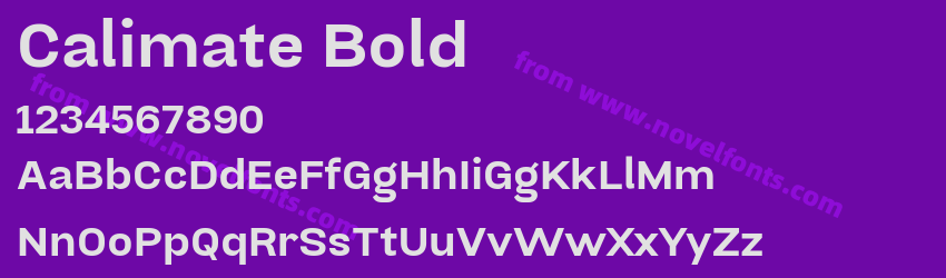 Calimate BoldPreview Calimate BoldPreview